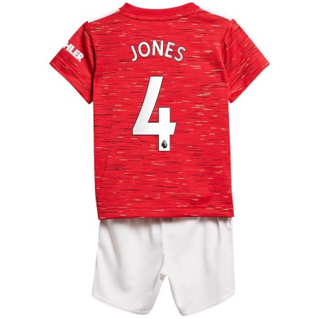 Billiga Fotbollströjor Manchester United Phil Jones 4 Barn Hemma tröja 2020/21 Kortärmad